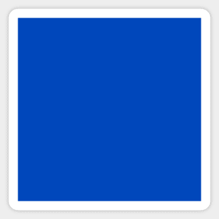 Chroma key colour Blue Sticker